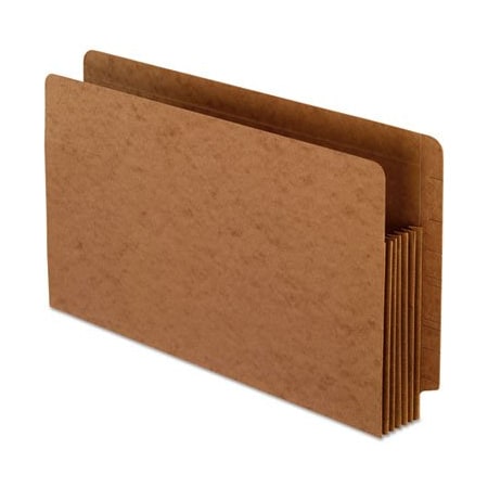 Tops Business Forms Pendaflex, HEAVY-DUTY END TAB FILE POCKETS, 5.25in EXPANSION, LEGAL SIZE, RED FIBER, 10PK 95565